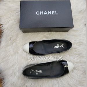 Chanel Classic Ballerina Patent Leather Flats